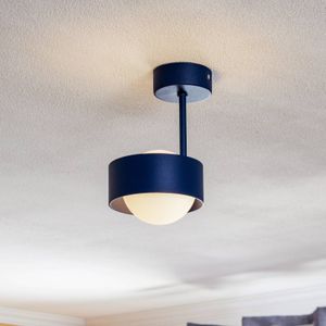 Argon Plafondlamp Mado van staal, blauw, 1-lamp