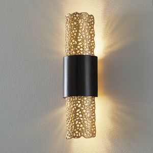 Holländer Wandlamp Palazzo, goud/bruin