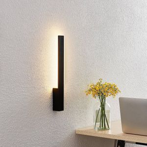 Arcchio Ivano LED wandlamp, 42,5 cm, zwart