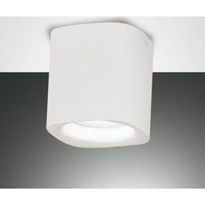 Fabas Luce Plafondlamp Smooth, 1-lamp, wit, IP44