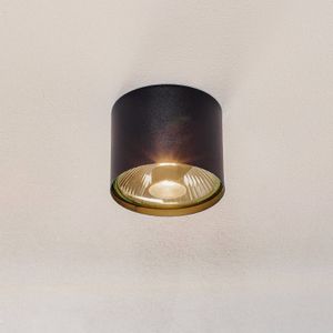 ALDEX Plafondspot Bot, zwart, 1-lamp