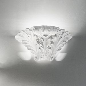 austrolux Met beeldhouwwerk versierde wandlamp ROKOKO