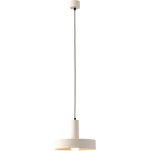 LEDS-C4 Keops 1 hanglamp, mat wit, Ø 28 cm, aluminium