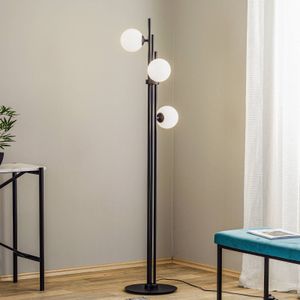 ALDEX Vloerlamp 1073A1, 3-lamp, zwart