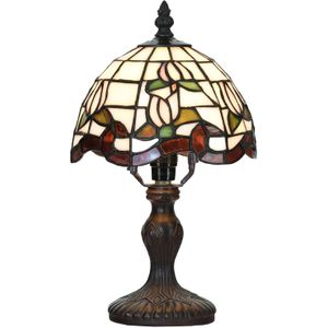 Clayre&Eef Tafellamp 5LL-6180 in Tiffany-design