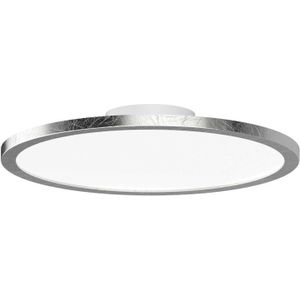 LightMe LED plafondlamp Aqua Ø30,2cm bladzilver