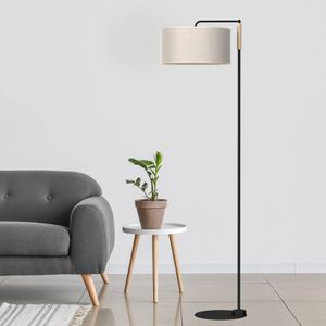 Eko-Light Vloerlamp Atlanta met linnen kap