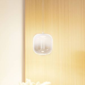 Lucande hanglamp Avelina, Ø 14cm, 1-lamp, zwart