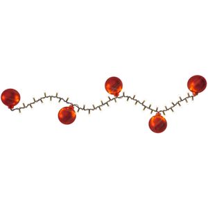 Hemsson LED lichtketting 2 in 1, Cranberry rood, 700 LED's