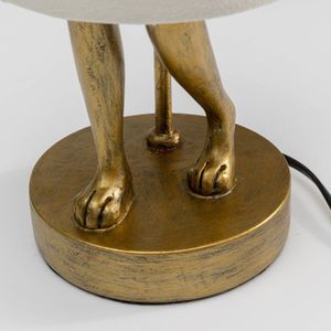 Kare Animal Rabbit tafellamp, goud/wit, hoogte 50 cm