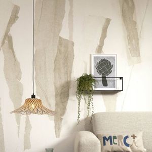 Good & Mojo Good &amp; Mojo Ibiza hanglamp Ø 50 cm naturel/zwart