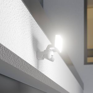 STEINEL LED-buitenwandspot XLED Protect S, sensor, wit
