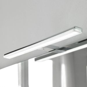 Ebir Wandlamp Pandora, chroom / zilver, Badkamer, Kunststof, Modern, Wandlamp