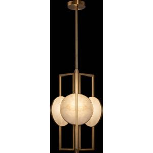 Maytoni Marmo hanglamp in goud, 3-lamps