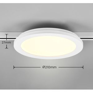 Trio Lighting Camillus LED track voor DUOline, wit, Ø 26 cm