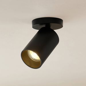 Arcchio Brinja spot, rond, 1-lamp, zwart