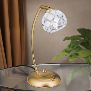 ORION Loodkristal-tafellamp Maderno, goud