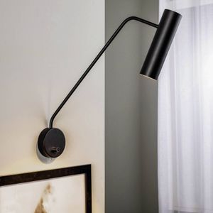 Nowodvorski Lighting Eye Super wandspot met schakelaar, zwart