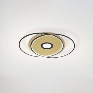 Q-Smart-Home Paul Neuhaus Q-AMIRA LED plafondlamp ovaal, zwart