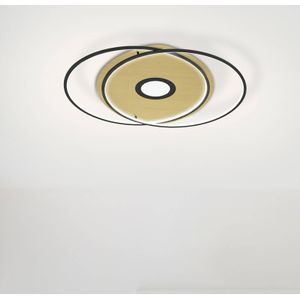 Q-Smart-Home Paul Neuhaus Q-AMIRA LED plafondlamp ovaal, zwart