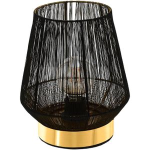 EGLO Tafellamp Escandidos, zwart/goud
