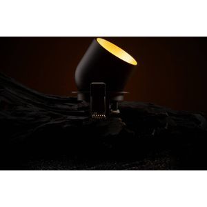 The Light Group SLC Cup LED inbouwdownlight zwart/goud 3.000K