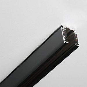 GLOBAL 3-fase stroomrail Noa aluminium 200cm, zwart