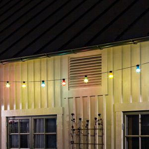 Konstsmide Christmas Biertuin lichtketting 10 kleurrijke LED lampen
