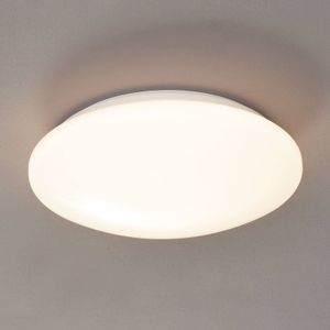 Reality Leuchten Pollux plafondlamp, Ø 27 cm, kunststof, bewegingsmelder