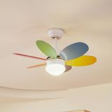 Lindby - Litur - Plafondventilator - Kleurrijk - Ø 77 cm - E27