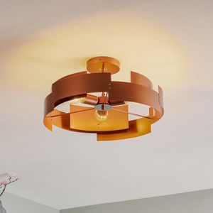 Euluna Plafondlamp Tori, koper