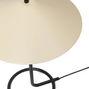ferm LIVING fermLiving Filo tafellamp, beige, rond, ijzer, hoogte 43 cm