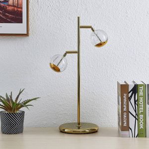 Lucande Kilio LED tafellamp, dimbaar, in goud