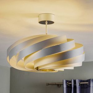 Domiluce Vento plafondlamp, aluminiumkleurig, Ø 60 cm, metaal