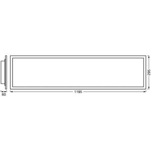 OSRAM Slimme plafondlamp SMART+ WiFi PLANON MAGIC, dimbaar, wit / opaal, Woon-/ Eetkamer, metaal, Modern, Slimme plafondlamp