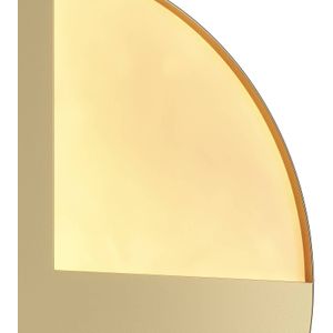 Maytoni LED wandlamp Jupiter, goud, Ø 18,4cm