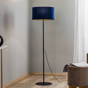 Duolla Vloerlamp Golden Roller donkerblauw/goud