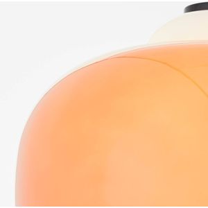 Brilliant Blop Hanglamp 30cm Oranje Glas/Metaal 1x A6 - E2 - 60 