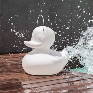 Goodnight Light LED designlamp DUCK-DUCK S voor buiten in wit