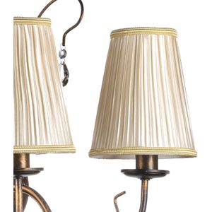 ONLI Delia wandlamp, bronskleurig, 3-lamps, breedte 56 cm