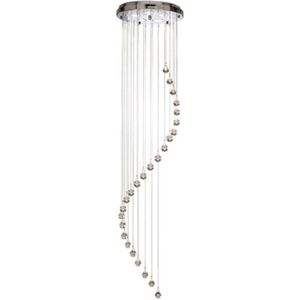 Searchlight Hanglamp Hallway met kristalbezetting, 180 cm