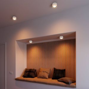 LED plafondspot Landon Smart, wit, hoogte 8,2 cm
