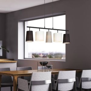 Briloner Hanglamp Shades met 5 textielkappen