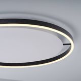JUST LIGHT. LED plafondlamp Ritus, Ø 58,5cm, antraciet