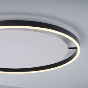 JUST LIGHT. LED plafondlamp Ritus, Ø 58,5cm, antraciet