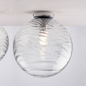 Eco-Light Plafondlamp Nereide, glas helder