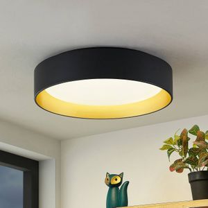 Lindby Gracjan LED plafondlamp CCT zwart goud