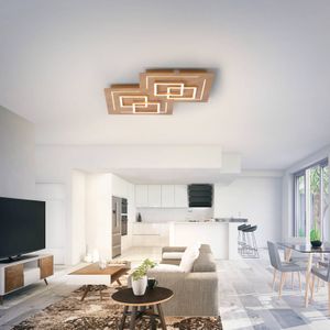 Q-Smart-Home Paul Neuhaus Q-LINEA LED plafond houtdecor 60cm