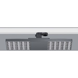 ERCO Jilly 230V 15W oval wide 830 zwart/zilver