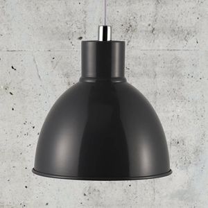 Nordlux Hanglamp Pop met metalen kap, antraciet